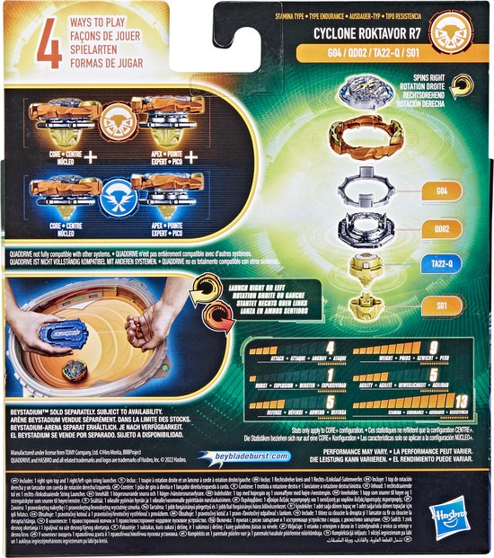 Beyblade Cyclone Fury Rope Launcher Set - Toll