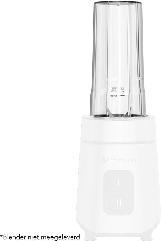 Gourde KitchenBrothers To-go - Récipient pour mixeur - 600 ml - Compatible avec le modèle KB4144 - Sans couvercle