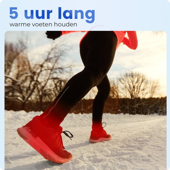 Qualitá Chaussettes chauffantes - Chaussettes électriques - Chaussettes de ski - Chaussettes chauffantes électriques - Chaussettes chauffantes - Taille L - 41-46