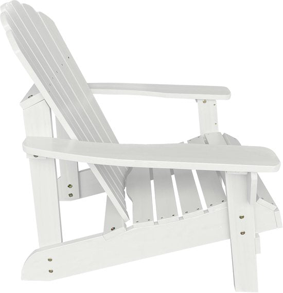 Chaise AXI Carmen Adirondack – Chaise longue en bois avec accoudoirs – Dossier haut - 90,5 x 78,4 x 93 cm