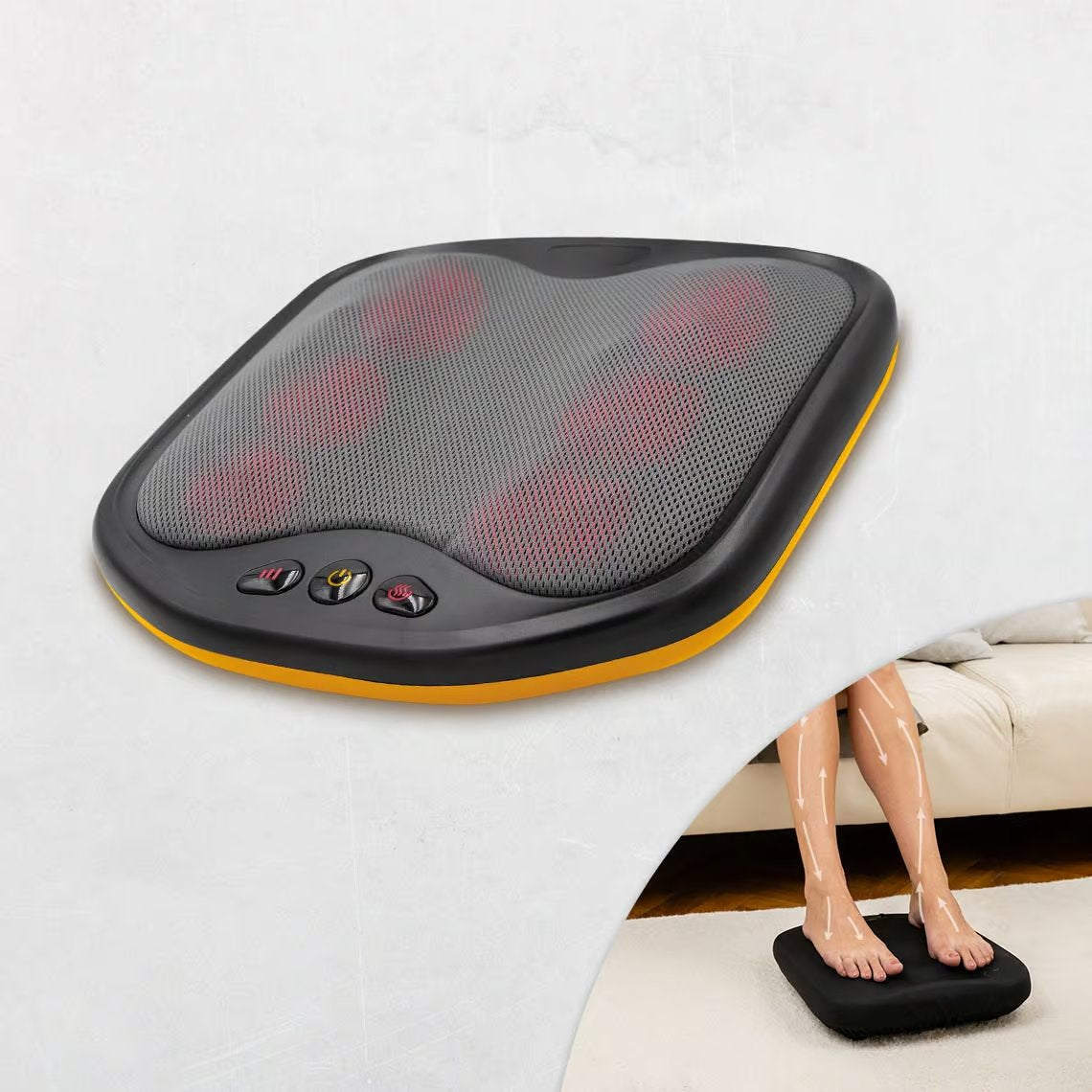 Appareil de massage des pieds Belena Active Pro Shiatsu - Confort de massage électrique - Intensité réglable - Fonction chaleur et minuterie