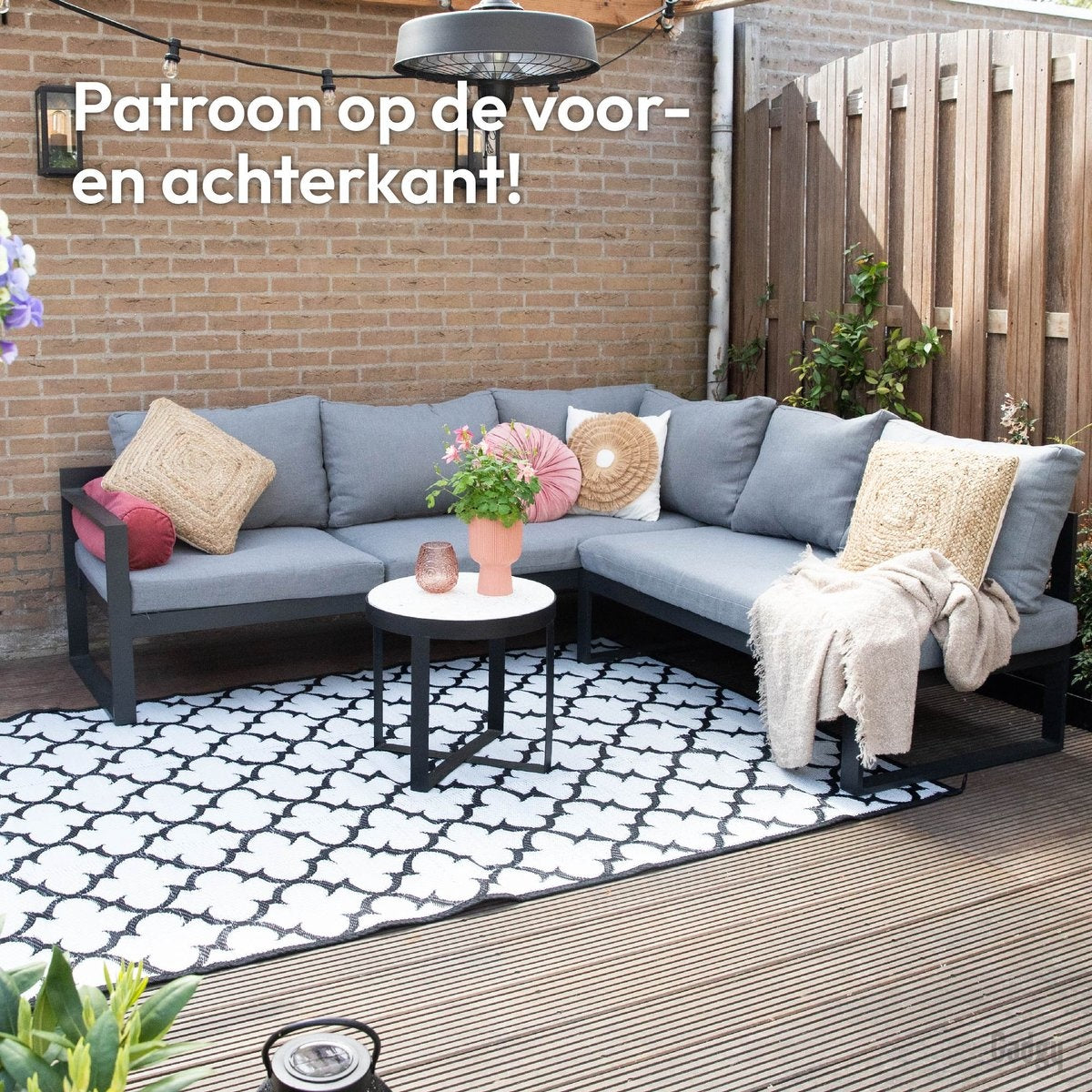 Gadgy Buitenkleed Vloerkleed XL - 230x160 cm - Campingkleed - Picknickkleed - Tuintapijt - Buitentapijt - Balkon Kleed - Omkeerbaar - Incl. Draagtas - Tuindecoratie Zomer 2024