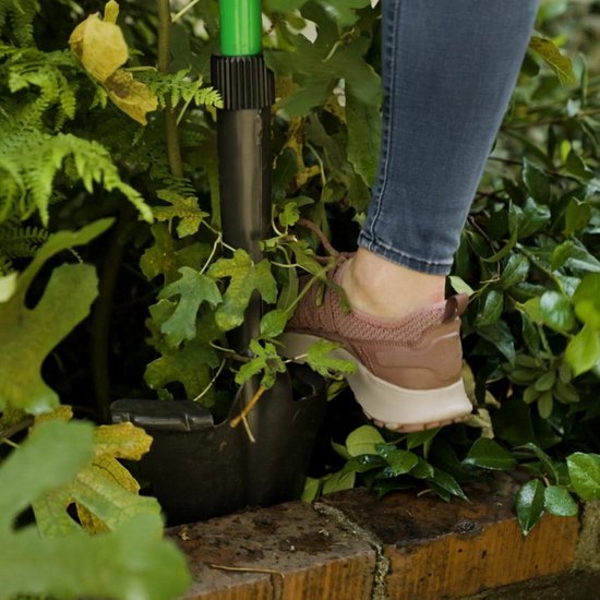 Pelle tout-en-un Hammersmith RayzerShovel - Pelle de jardinage pour sols durs et caillouteux - Pelle avec scie à racines et poignée « soft-touch » - Bord profilé extra-large - Pelle de jardin - Édition vente par correspondance
