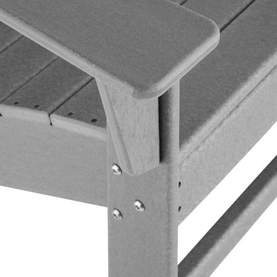 tectake - Chaise de jardin Joan grey - chaise de jardin en aspect bois - 404505