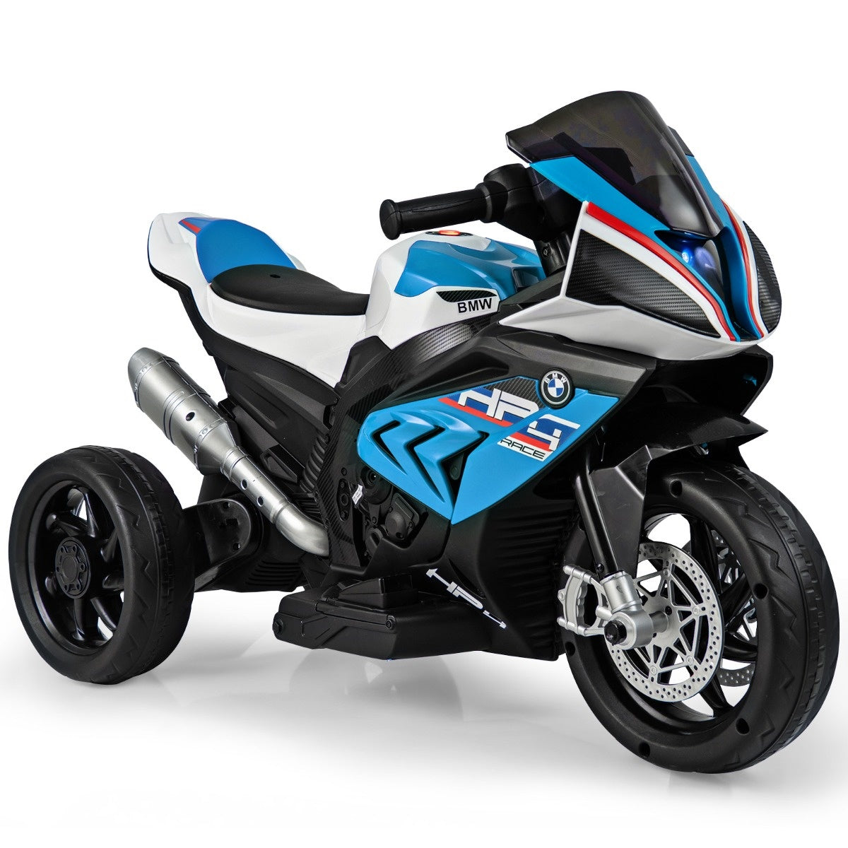 Coast 3-wheel motorbike charging can be charged with music 82.5 x 42 x 54 cm blue
