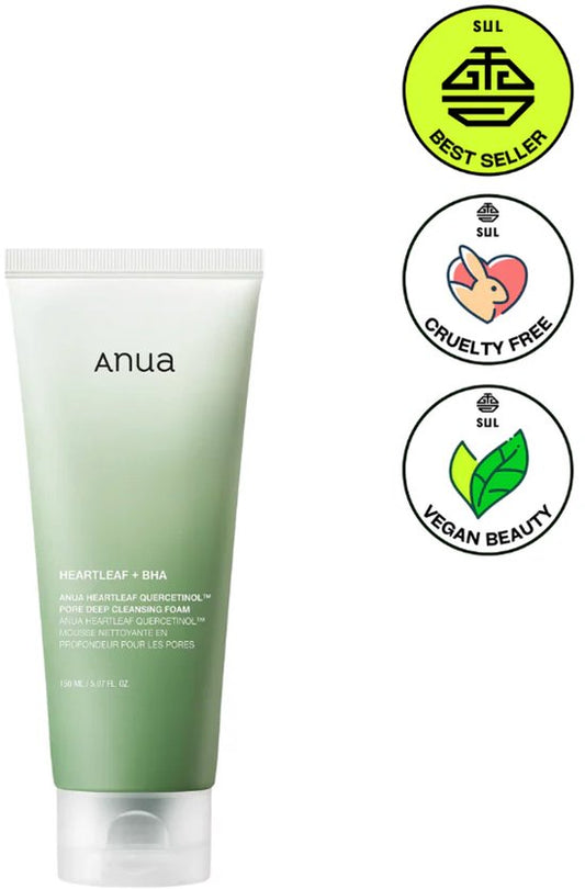 Anua - Heartleaf + BHA - Mousse nettoyante - 25 ml - Voyage