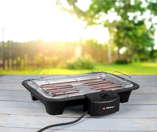 alpina BBQ - électrique - 2-en-1 - intérieur et extérieur - 2000W