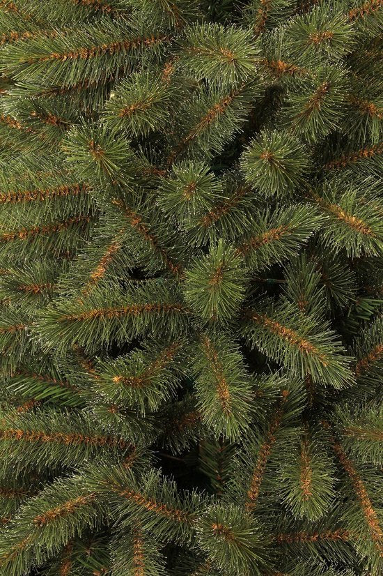 Black Box Trees Toronto - Sapin artificiel h230xd140cm - Sapin de Noël avec des aiguilles givrées réalistes - Décoration de Noël d'intérieur - Structure à charnières pour un montage rapide et facile - Vert