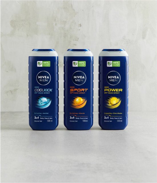 NIVEA Men Gel Douche Sport - 500 ml