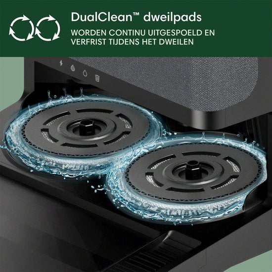 iRobot Roomba® Plus 505 Combo Robot + station de recharge Autowash™ - Robot aspirateur avec fonction de lavage - Noir - N1850