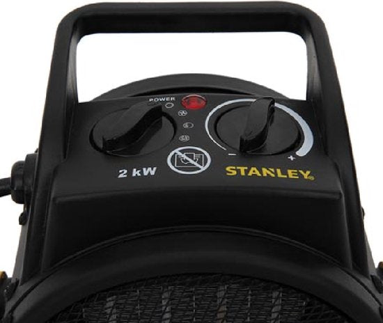 Stanley ST-22-240-E - Radiateur à ventilateur - 22,7 x 17,2 x 24,5 cm - noir/jaune
