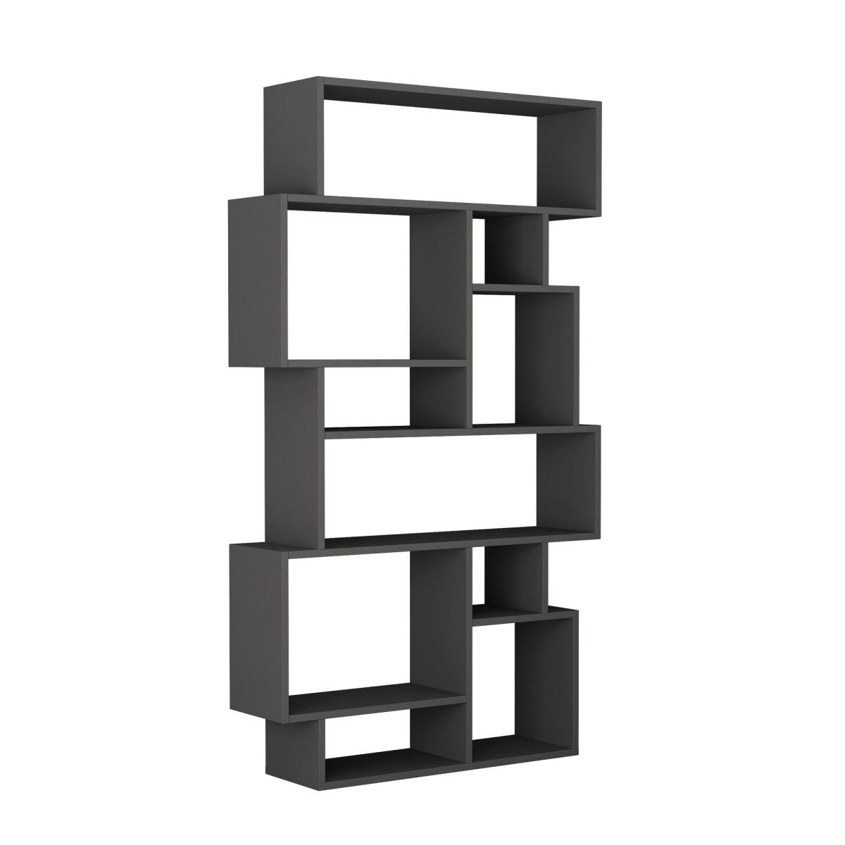 Bibliothèque Woody de Kalune Design - 168 x 96 x 26 cm - Anthracite