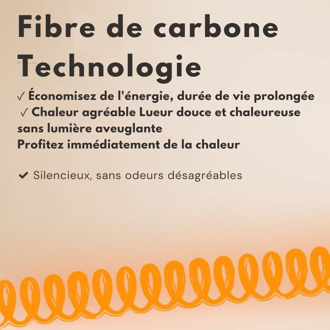 Chauffage infrarouge - Auronic - Debout - 20m2 - Electrique - 2000W - Télécommande - 3 niveaux - Noir