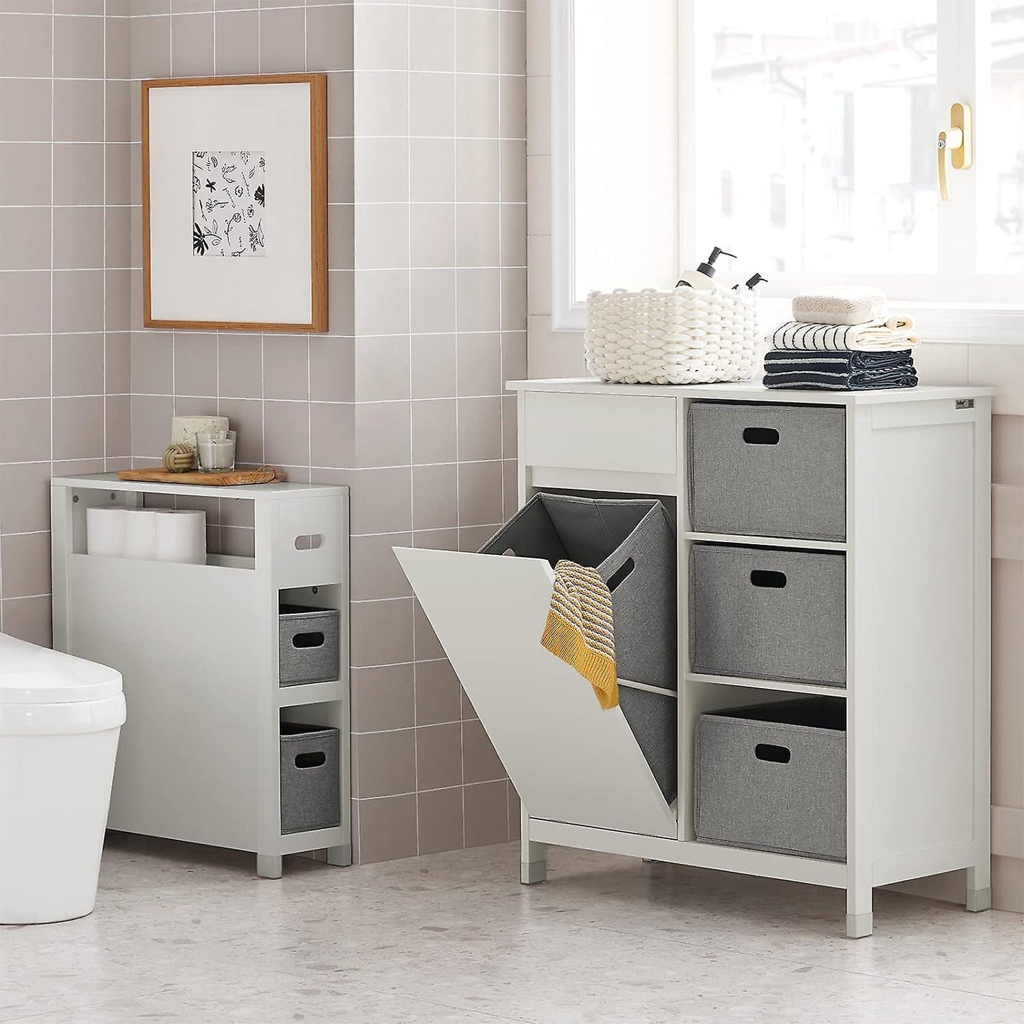 SoBuy Armoire - BZR83-W - MDF & Pin - Max. 15kg. - 60x20x70cm - Blanc