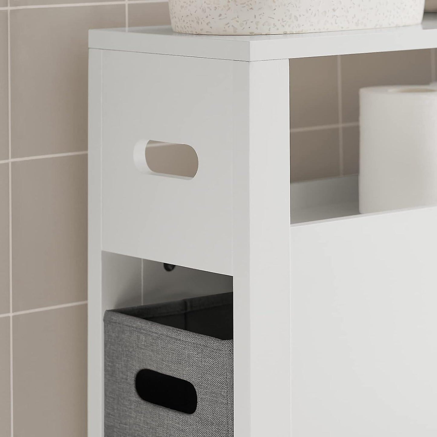 SoBuy Armoire - BZR83-W - MDF & Pin - Max. 15kg. - 60x20x70cm - Blanc