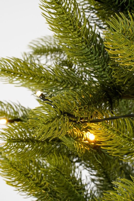 Black Box Trees Norton Artificial Christmas Tree in Pot with LED Lights - H90 x Ø50 cm - Vert