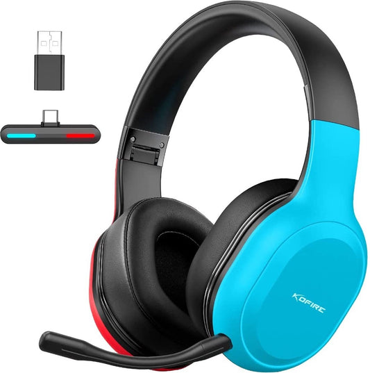 Kofire UT-01 2.4GHz Draadloze Gaming Headset - Over ear koptelefoon - met microfoon - Geschikt voor PS4/PS5, Nintendo Switch