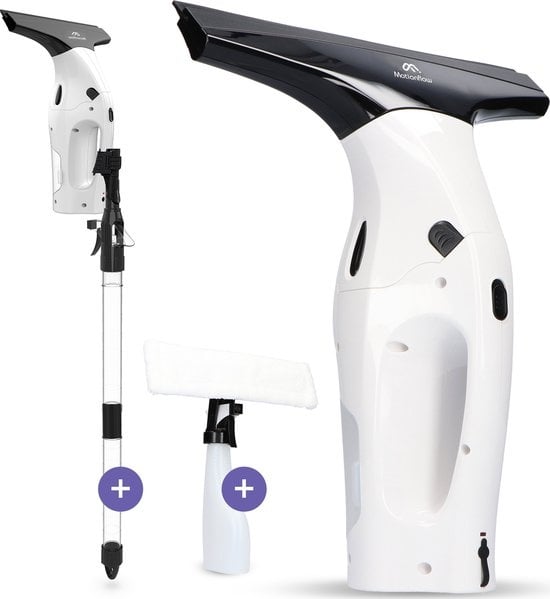 Nettoyeur de vitre électrique avec laveur intégré - Motionflow - Rechargeable