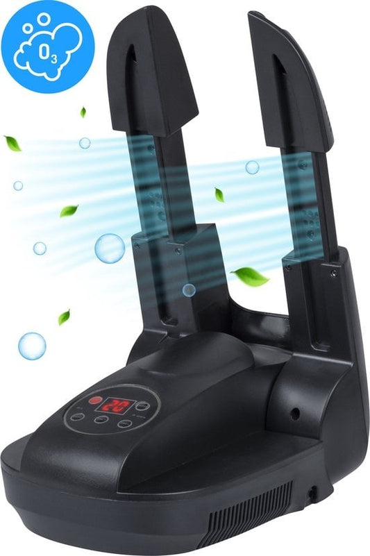 Nuvance - Séchoir et rafraîchisseur de chaussures - Séchoir à chaussures - Fonction ozone et séchage - Réglable - Noir