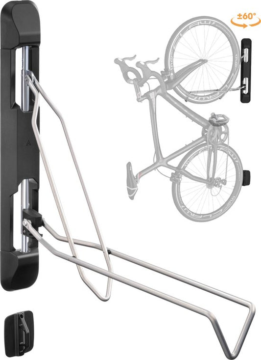 Support vélo mural - système de suspension pour vélo - pivotant - épaisseur de pneu de 2,1 à 2,8 pouces