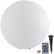 Lampe de jardin LED Luminous Globe de tectake – 40 cm – RGB 16 couleurs – Télécommande – Blanc
