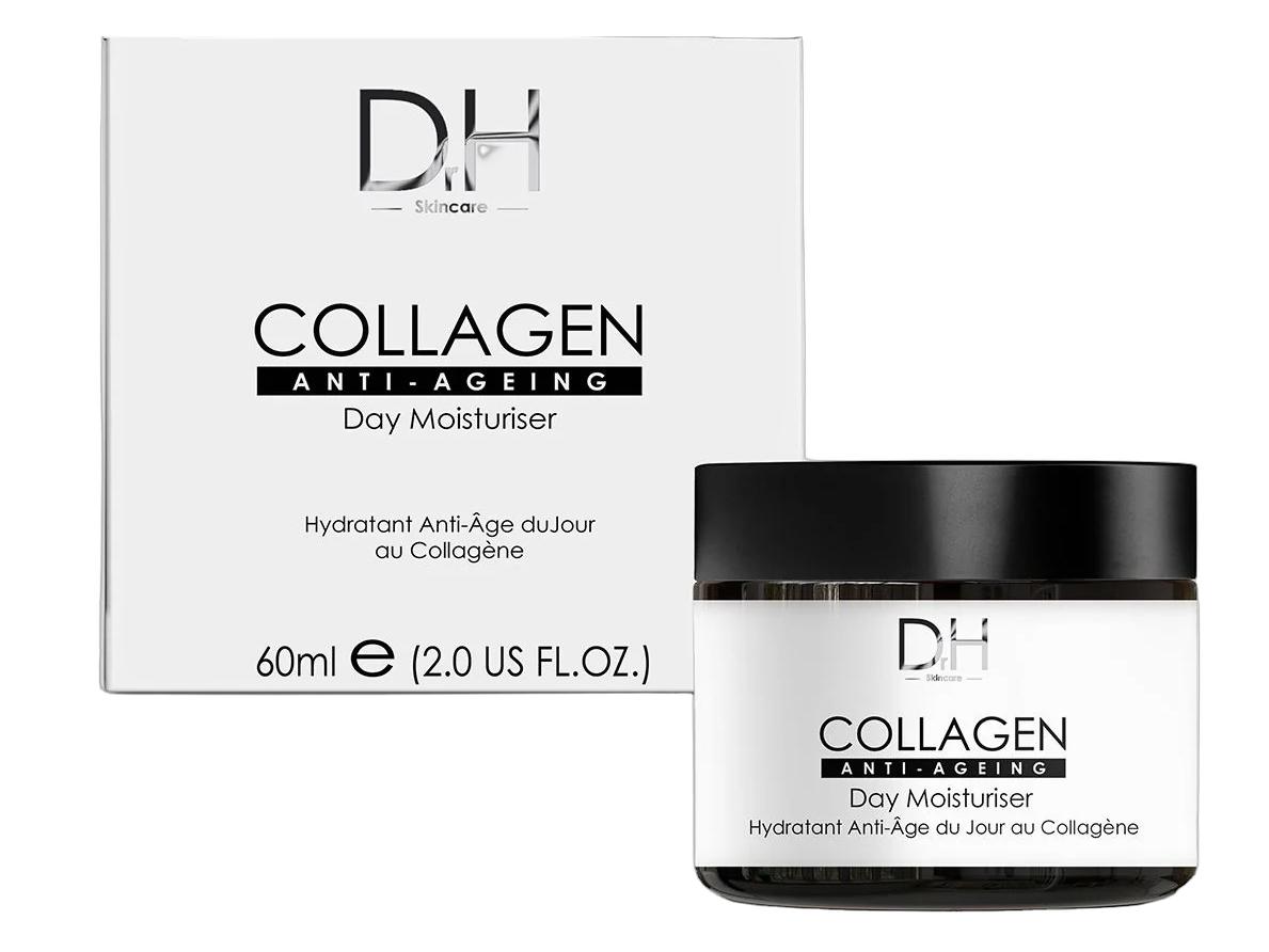 Crème hydratante de jour anti-âge au collagène Dr. H - 60 ml - Soins de la peau