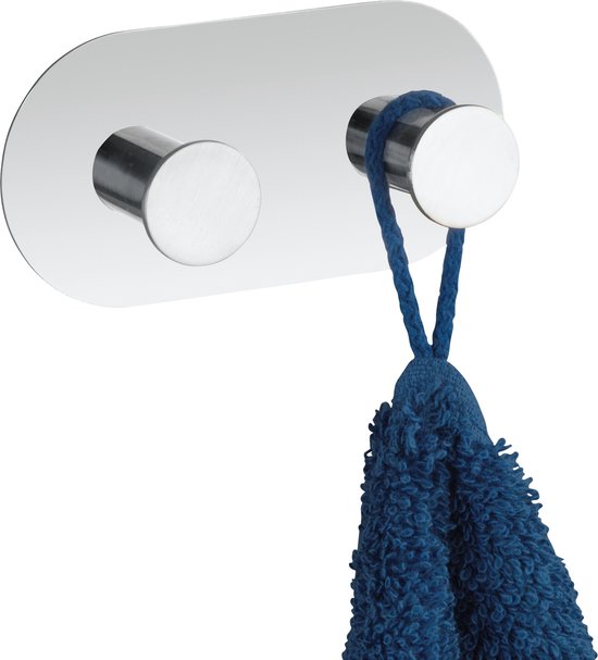Wenko : crochet double adhésif pour serviettes