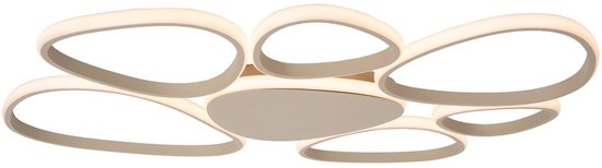 Lucide SAMLING - Plafonnier - LED à intensité variable - CCT - 1x72 W 2700 K/4000 K - Taupe