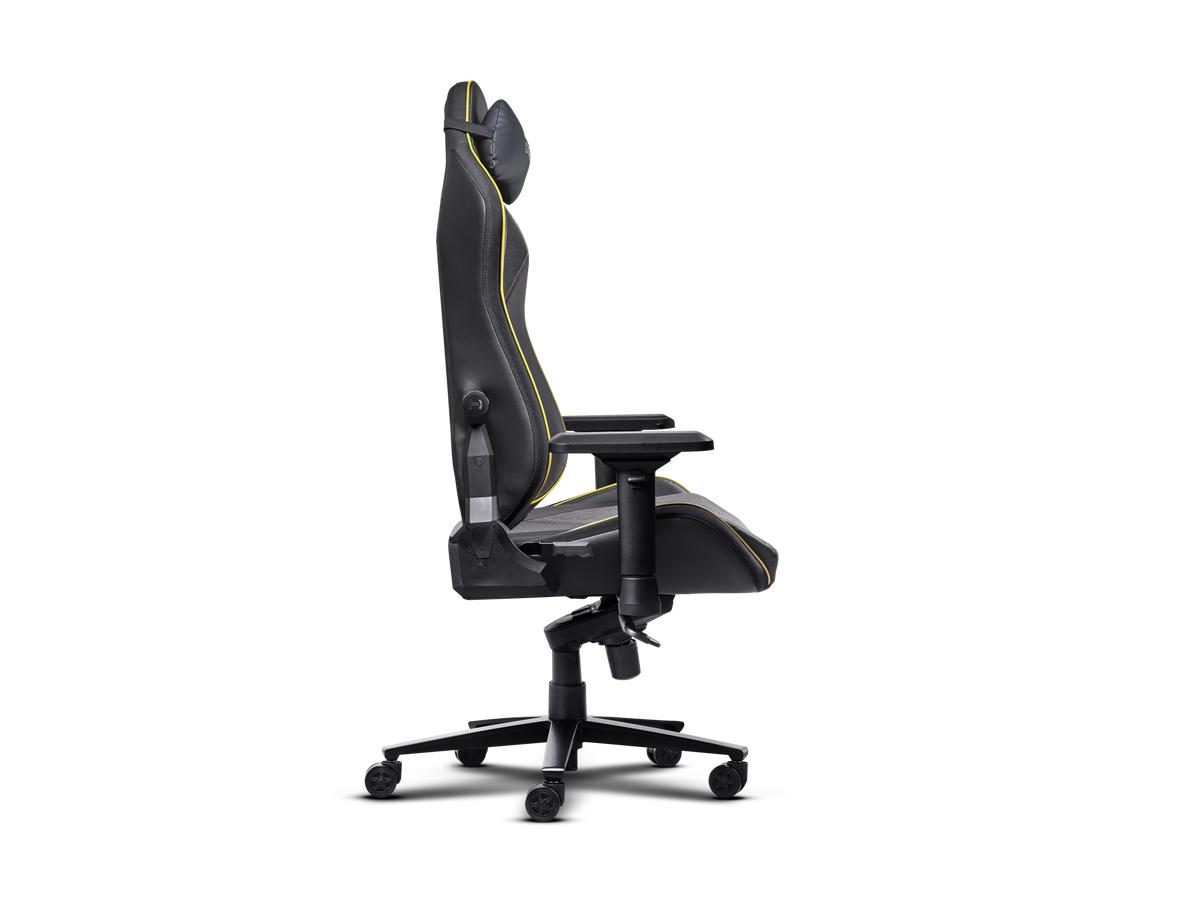 Fauteuil gaming Trust GXT 721BM Ruya Pro - Édition Batman - Design ergonomique - Noir/Jaune