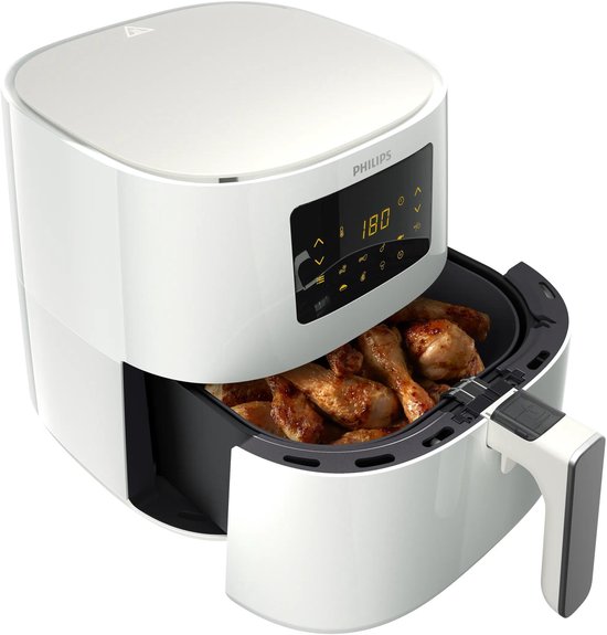 Friteuse Philips série 3000 HD9270/00, 6,2 l - 2 000 W - Friteuse à air chaud, argent/blanc