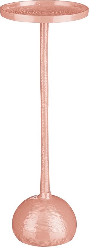 Table d'appoint - Mica Decorations - H68 x Ø24 cm - Aluminium recyclé - 100% FSC - Rose clair