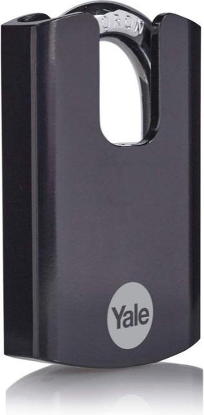 Cadenas en acier Yale - 62 mm - Anse fermée - Protection maximale - Noir