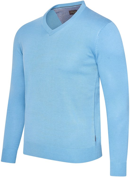 Cappuccino Italia - Pull Salerno Pullover pour homme - Bleu - Taille XL