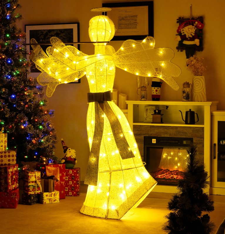 ange avec led - 150 cm - décoration de Noël