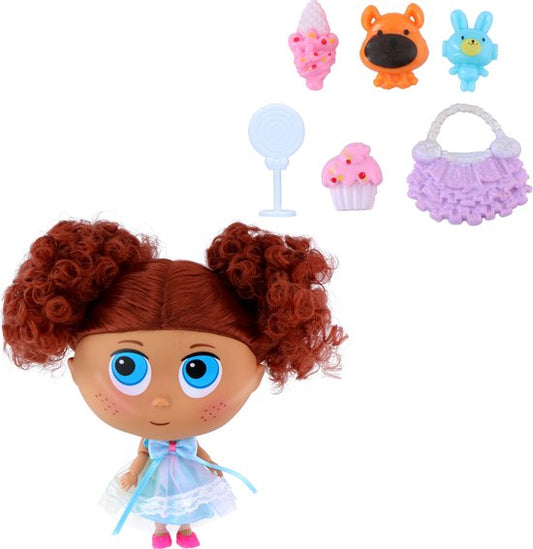 Eddy Toys Set de poupées - Avec accessoires - 20x11x19cm - Thème Dessert
