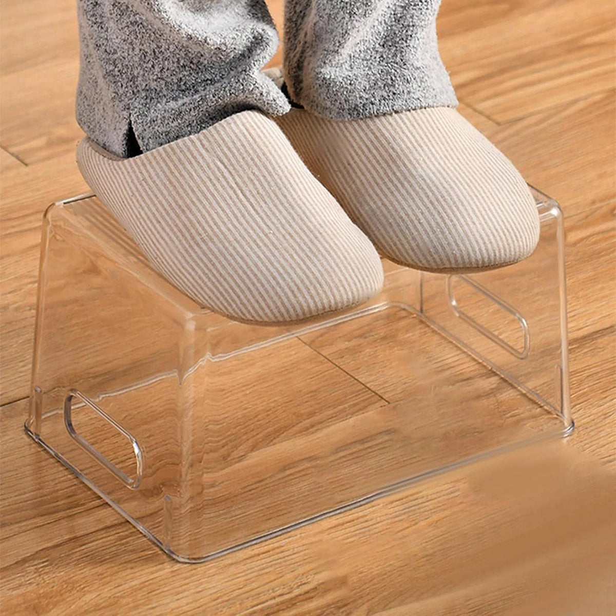 WhereHike : lot de 4 boîtes de rangement transparentes avec poignée – Grand format – Plastique