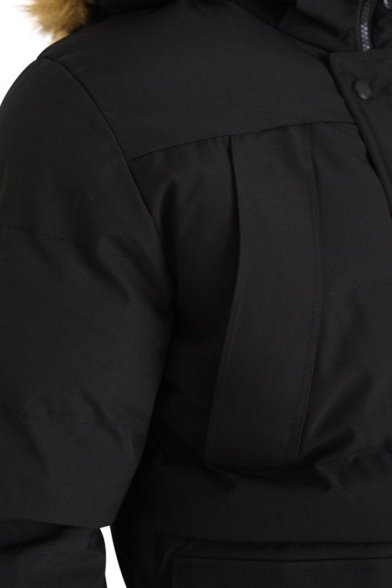 Mario Russo Ranger Jacket - Veste Homme - Veste d'hiver Homme - Déperlante - Coupe-vent - Noir - L