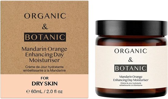 Crème visage Organic & Botanic à la mandarine, hydratante (60 ml)