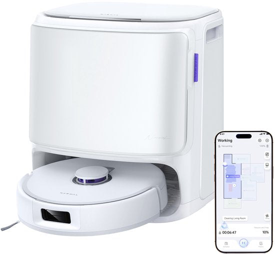 NARWAL – Freo X10 Pro – Robot aspirateur et laveur – 11 000 Pa – Nettoyage automatique