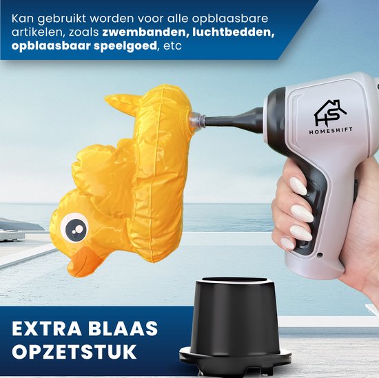 HomeShift® Aspirateur de voiture sans fil V2 - Aspirateur à miettes - Aspirateur à main - Petit aspirateur - Aspirateur sans fil - Air Duster - Wet & Dry - Gris
