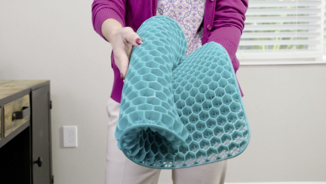 Coussin d'assise Dreamolino avec housse de protection - Ergonomique - Softsitter - 42 x 37 x 3,5 cm