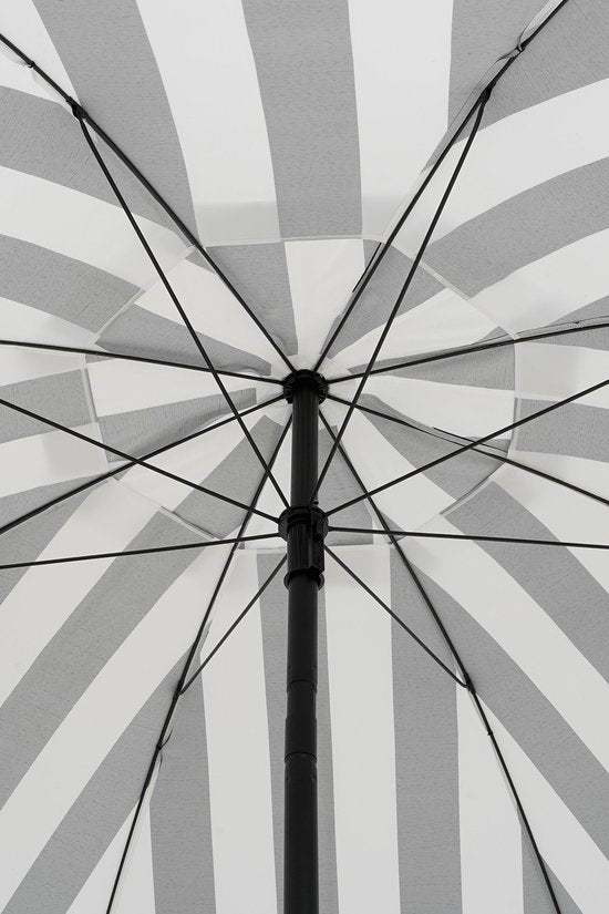 Parasol - In The Mood - Collection Osborn - H238 x Ø220 cm - Noir, blanc