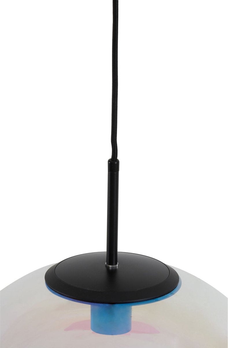 Light & Living Lampe pendante Medina - Verre multicolore - Ø48cm - Moderne et élégante pour le salon, la chambre à coucher ou la salle à manger