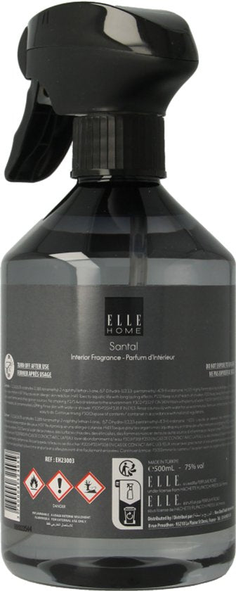 Elle Home - Santal - Spray d'ambiance 500 ml