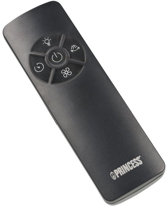Ventilateur colonne sans pales Princess - 70 W - Avec télécommande - Ventilateur sans pales - Écran LED - 4 vitesses - Oscillation - 351590