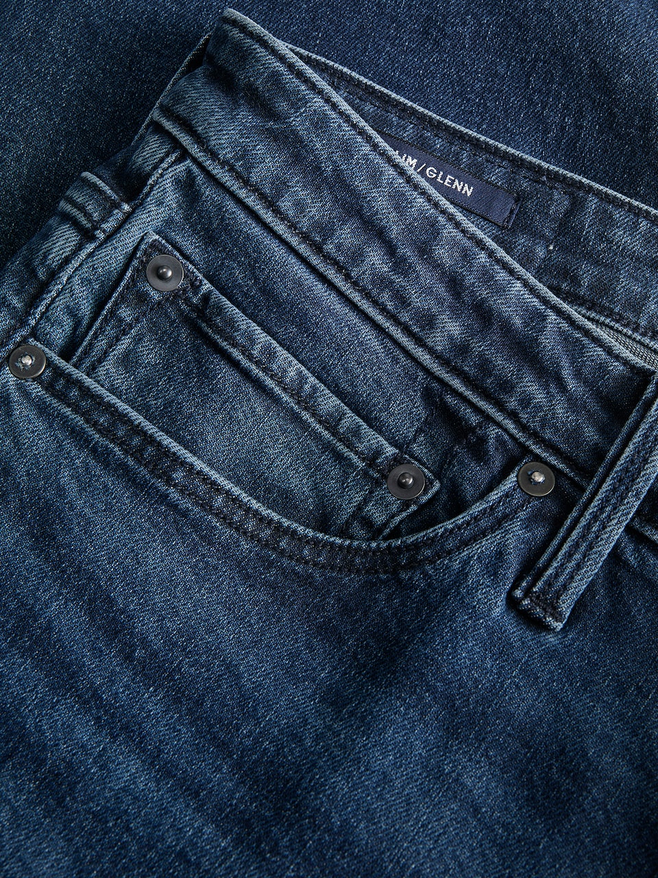 JACK & JONES Jean slim JJIGLENN JJEVAN Denim bleu W29-L34