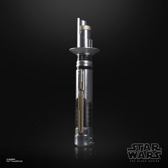 Hasbro Star Wars : Ahsoka Black Series - Réplique du sabre laser Force FX Elite d'Ezra Bridger - Figurine