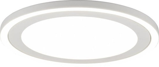 Reality - Lampe de plafond LED - Plafonnier - 24,5W - Blanc naturel 4000K - Rond - Blanc - Plastique