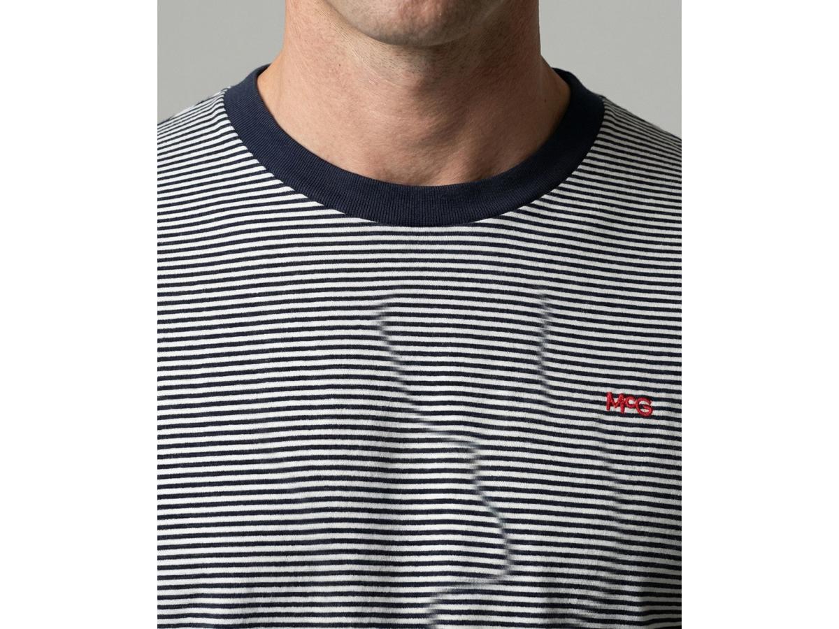 T-shirt McGregor - Rayé - taille S - Bleu marine