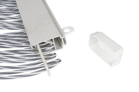 Moustiquaire Arisol - String - 220 x 100 cm - Gris/blanc